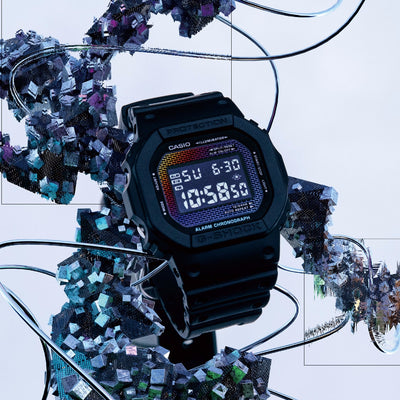 Orologio G-Shock DW-5600RW-1ER motivo a mattoni iridescenti