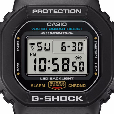 Orologio G-Shock DW-5600UE-1ER nero led bianco