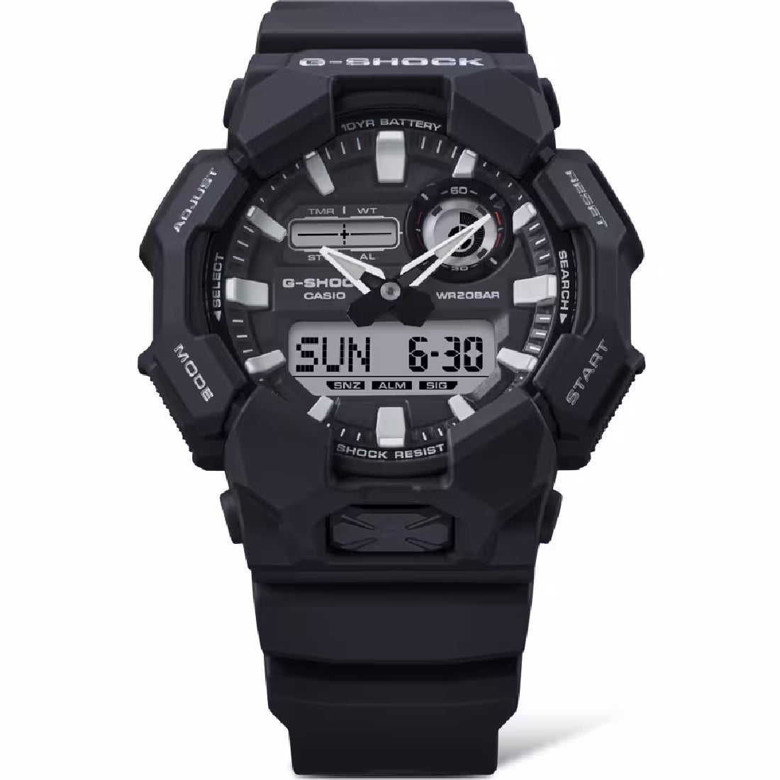 Orologio Casio G-Shock GA-010-1ER nero lunga durata