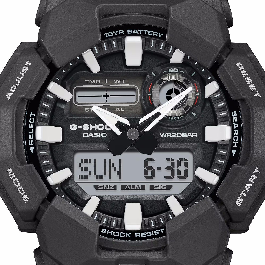 Orologio Casio G-Shock GA-010-1ER nero lunga durata