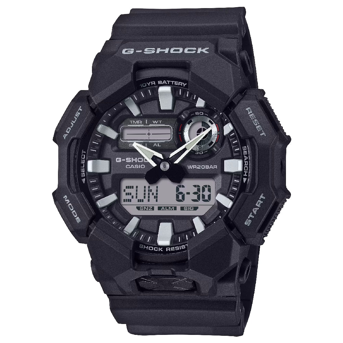 Orologio Casio G-Shock GA-010-1ER nero lunga durata