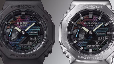 Orologio G-Shock GA-2100RW-6AER nero mattoni iridescenti