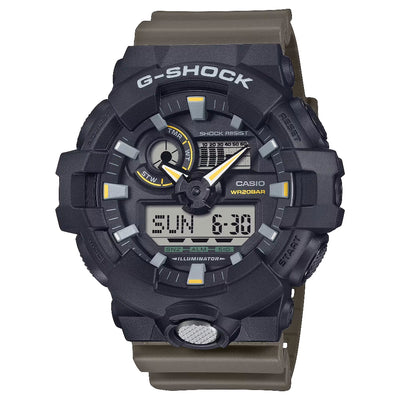 Orologio G-Shock GA-710TU-1A3ER nero e verde militare