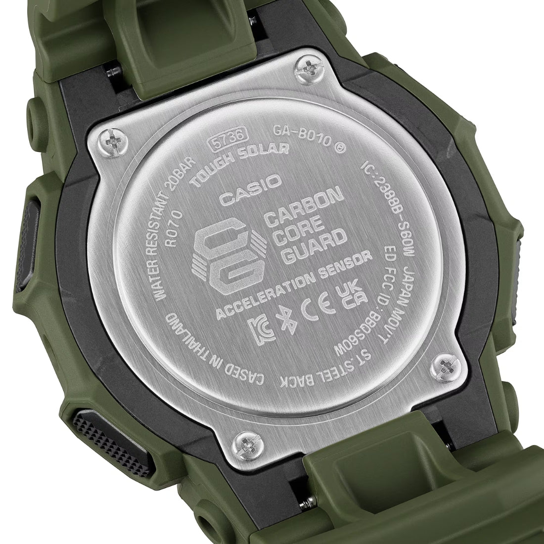 Orologio Casio G-Shock GA-B010-3AER verde militare carica solare
