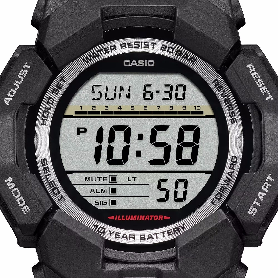 Orologio Casio G-Shock GD-010-1ER digitale display positivo