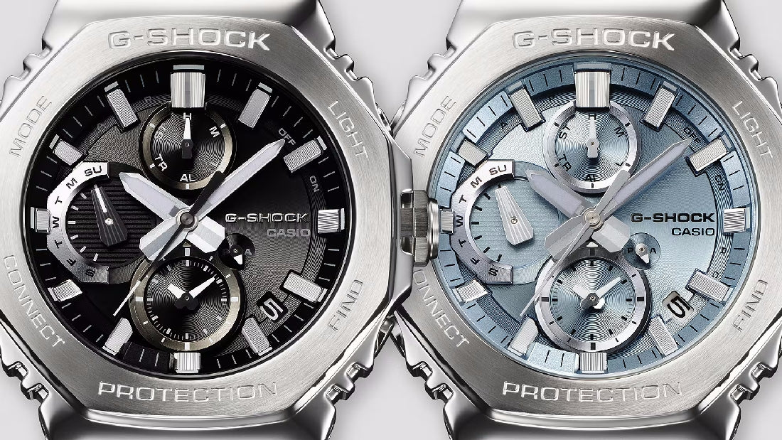 Orologio G-Shock GMC-B2100AD-2AER crono acciaio quadrante azzurro