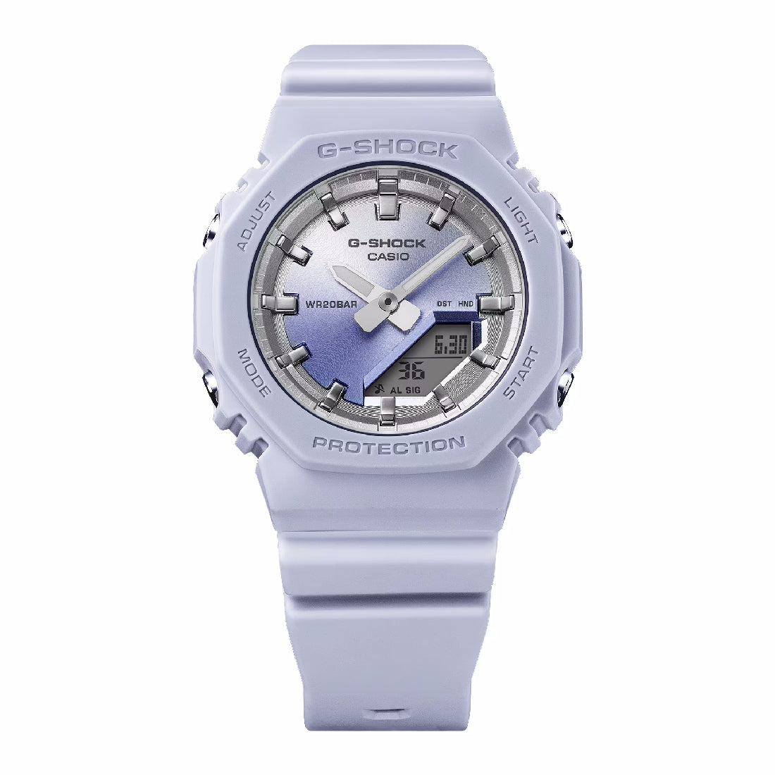 G-Shock donna GMA-P2100SG-2AER viola quadrante metallico