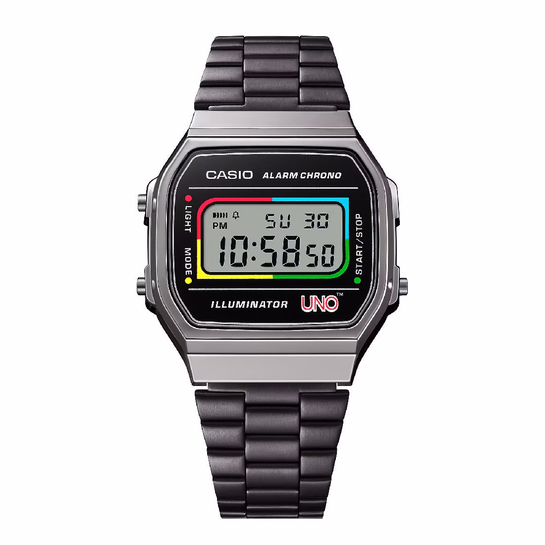 Casio Vintage A168WEUC-1AER dedicato a Uno il gioco delle carte