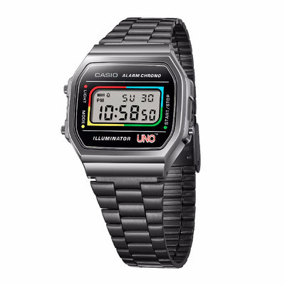 Casio Vintage A168WEUC-1AER dedicato a Uno il gioco delle carte