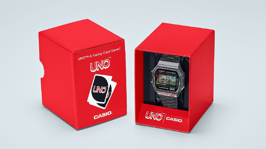 Casio Vintage A168WEUC-1AER dedicato a Uno il gioco delle carte