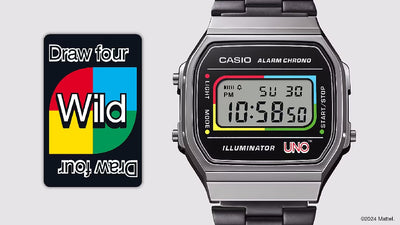 Casio Vintage A168WEUC-1AER dedicato a Uno il gioco delle carte