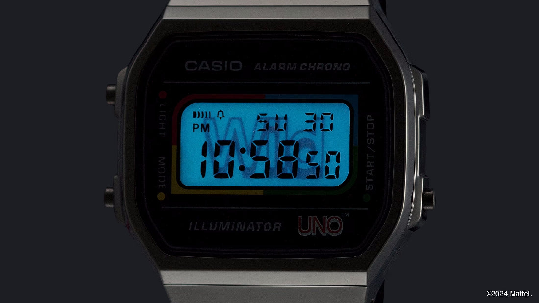 Casio Vintage A168WEUC-1AER dedicato a Uno il gioco delle carte