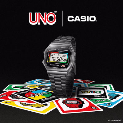 Casio Vintage A168WEUC-1AER dedicato a Uno il gioco delle carte