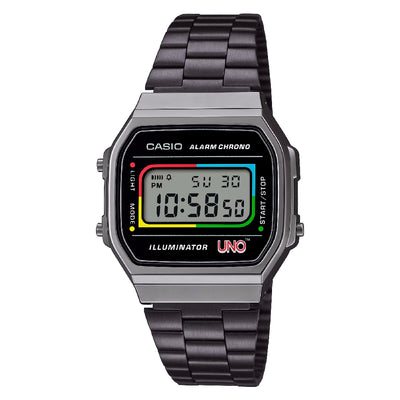 Casio Vintage A168WEUC-1AER dedicato a Uno il gioco delle carte