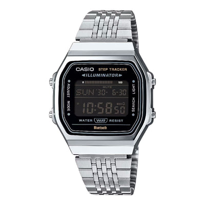 Casio Vintage ABL-100WE-1BEF Bluetooth display negativo