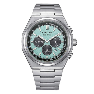 Orologio Citizen cronografo Supertitanium CA4610-85M turchese