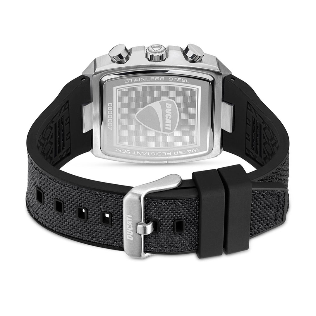 Ducati Orologio Uomo Analogico Al Quarzo – Quadrante Blu E Cinturino In Pelle, 50m Water Resistant - 3