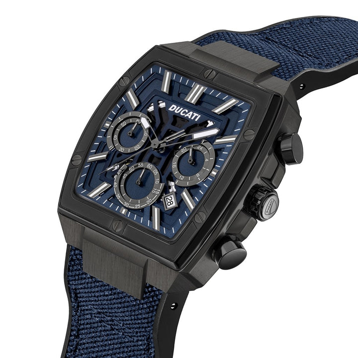 Orologio Ducati Corse by Locman cronografo nero e blu Paladini
