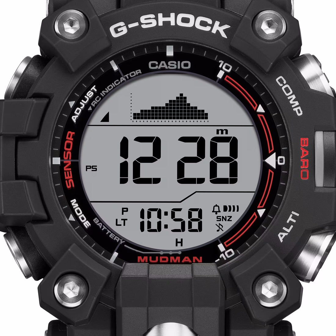 Orologio G-Shock GW-9500-1ER Mudman resina biologica nera