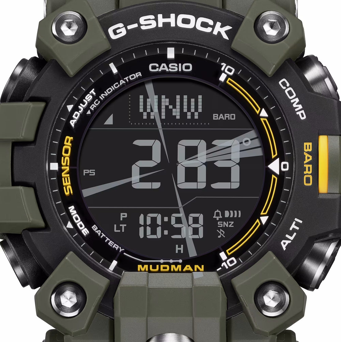 Orologio G-Shock GW-9500-3ER Mudman verde militare