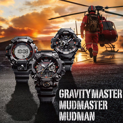 Orologio G-Shock GW-9500MEC-1ER Mudman nero emergenza