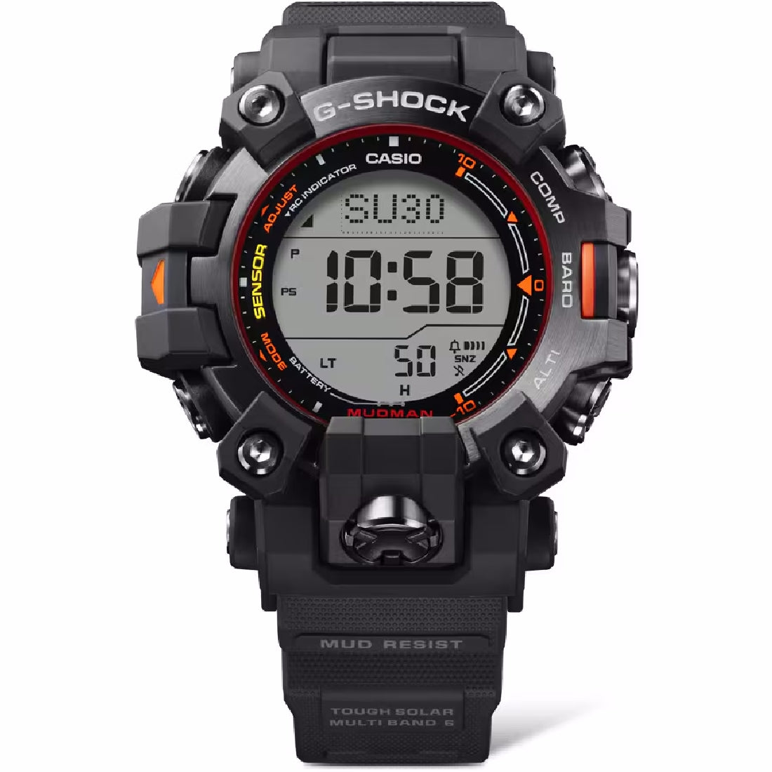 Orologio G-Shock GW-9500MEC-1ER Mudman nero emergenza