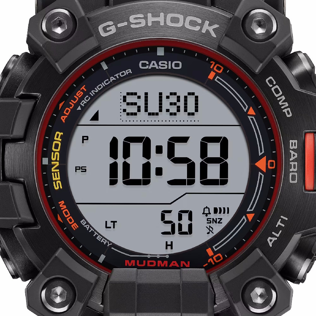 Orologio G-Shock GW-9500MEC-1ER Mudman nero emergenza