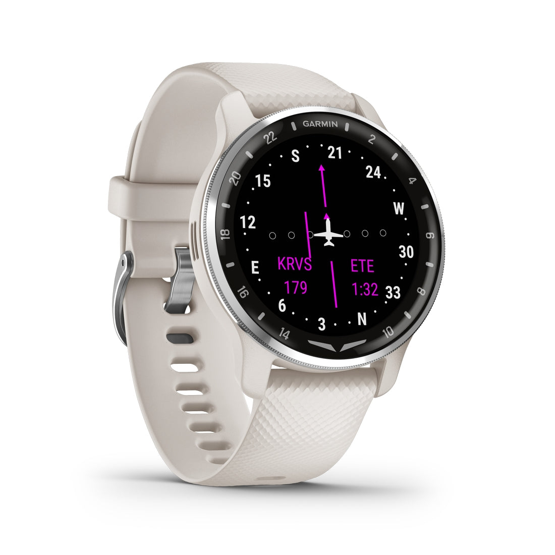 Orologio Garmin D2 Air X10 aviator smartwatch Ivory 010-02496-13