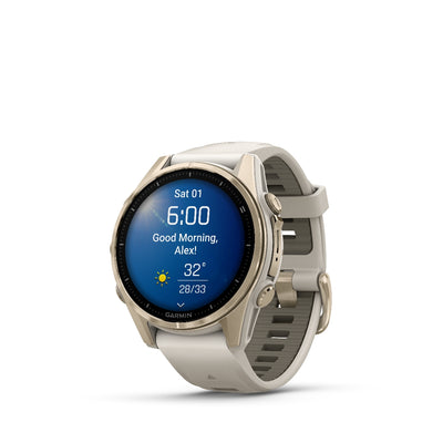 Orologio Garmin Fenix8 Amoled 43mm soft gold 010-02903-11