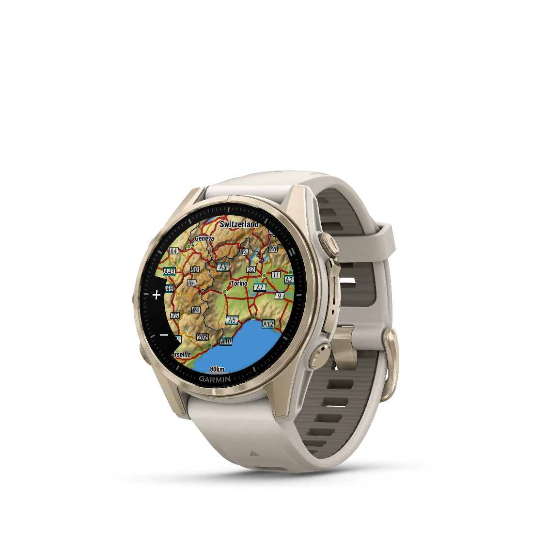 Orologio Garmin Fenix8 Amoled 43mm soft gold 010-02903-11