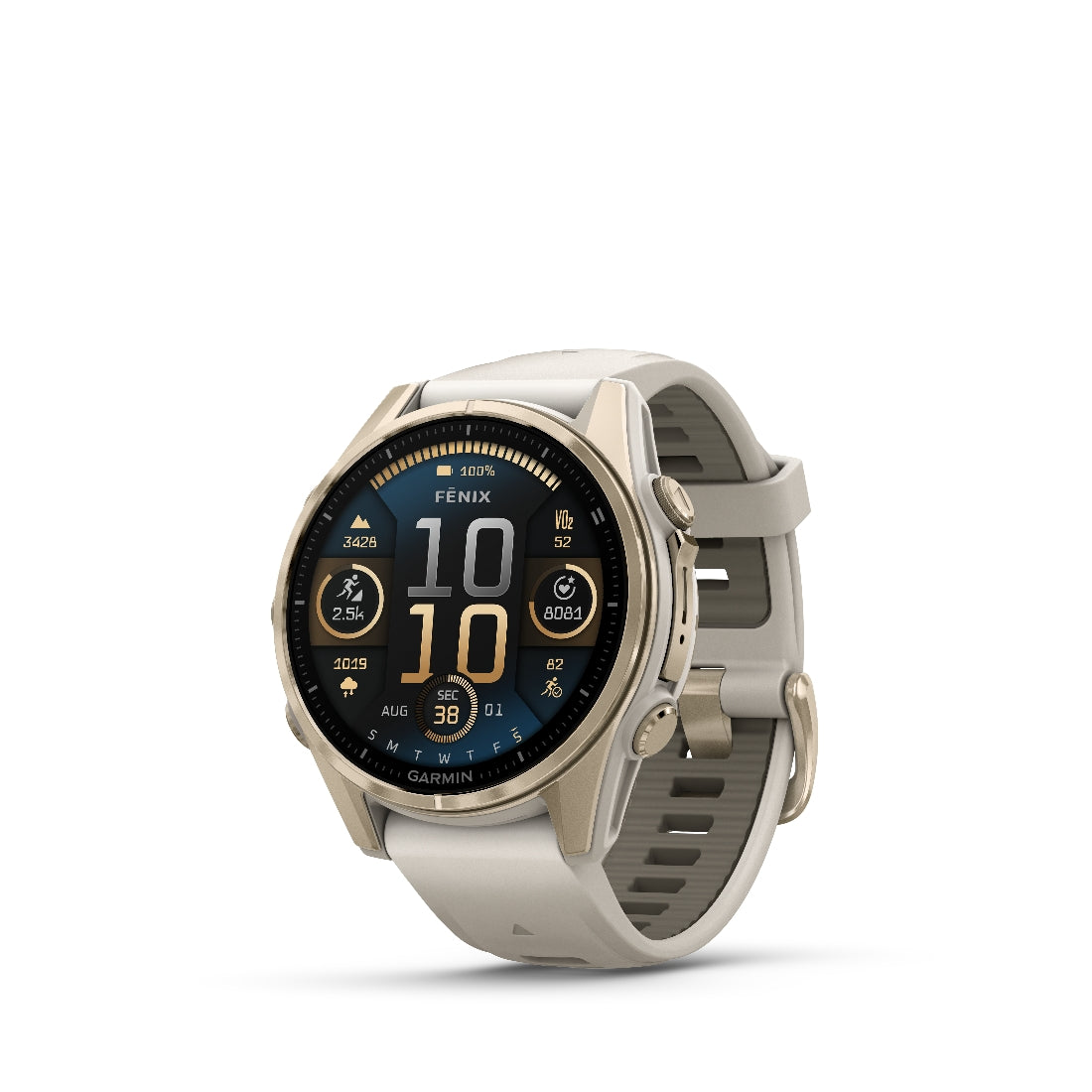 Orologio Garmin Fenix8 Amoled 43mm soft gold 010-02903-11