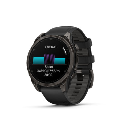 Orologio Garmin Fenix 8 Amoled 47mm Carbon Gray 010-02904-21