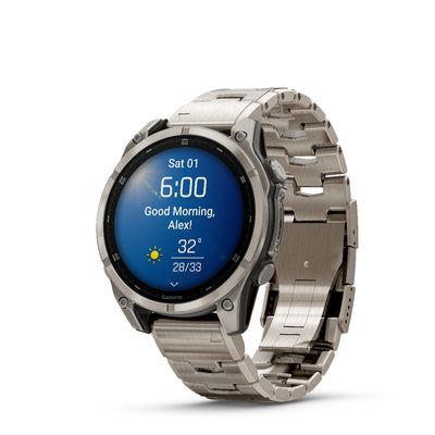 Orologio Garmin Fenix8 Amoled 47mm bracciale titanio 010-02904-40