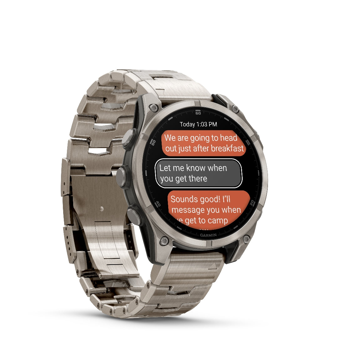 Orologio Garmin Fenix8 Amoled 47mm bracciale titanio 010-02904-40