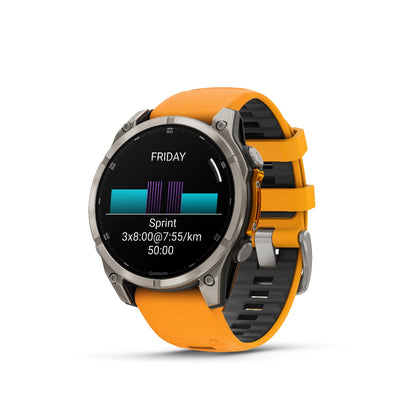 Orologio Garmin Fenix 8 Amoled 47mm titanium 010-02904-11