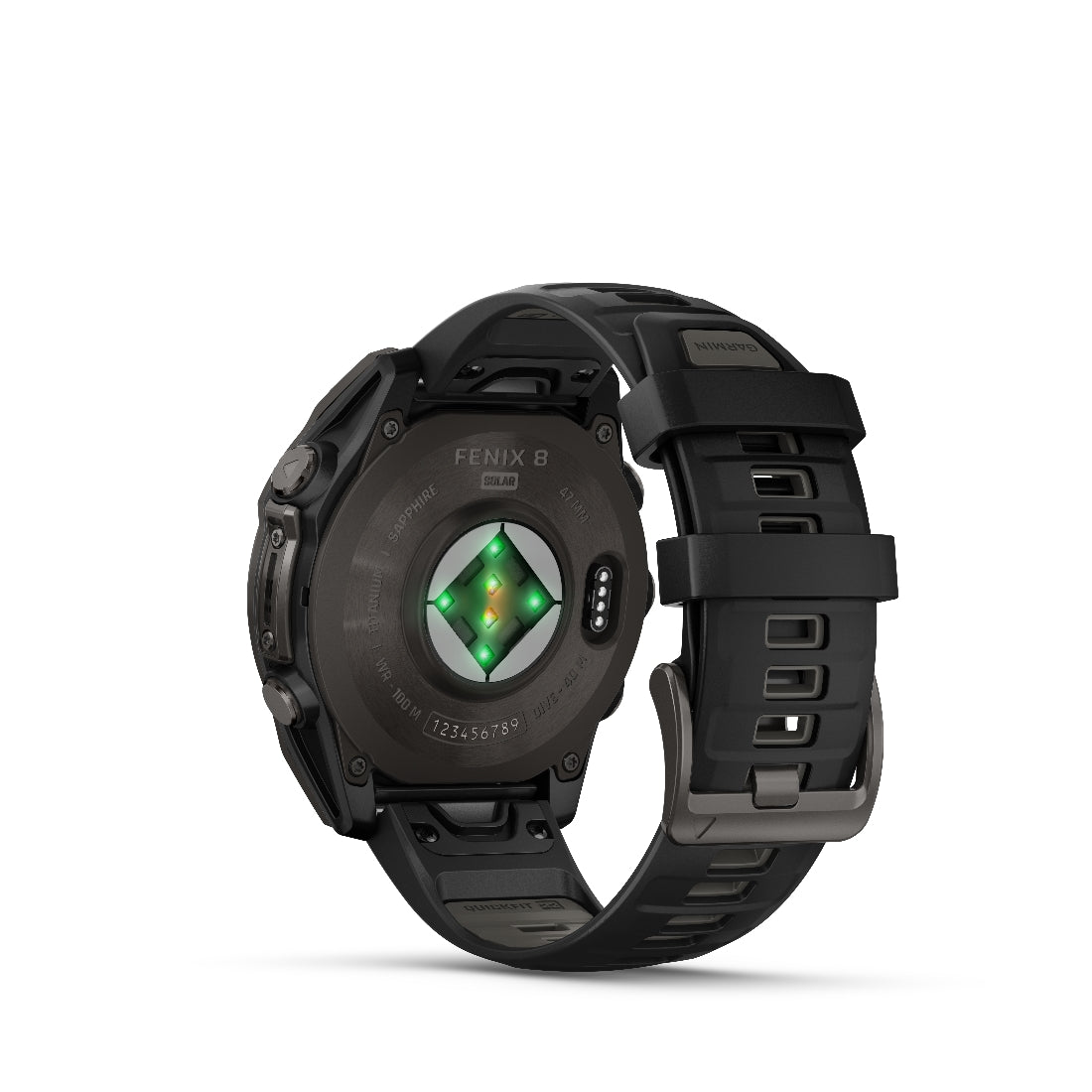 Orologio Garmin Fenix 8 Solar 47mm titanium DLC nero 010-02906-11