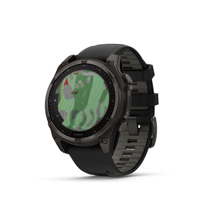 Orologio Garmin Fenix 8 Solar 47mm titanium DLC nero 010-02906-11