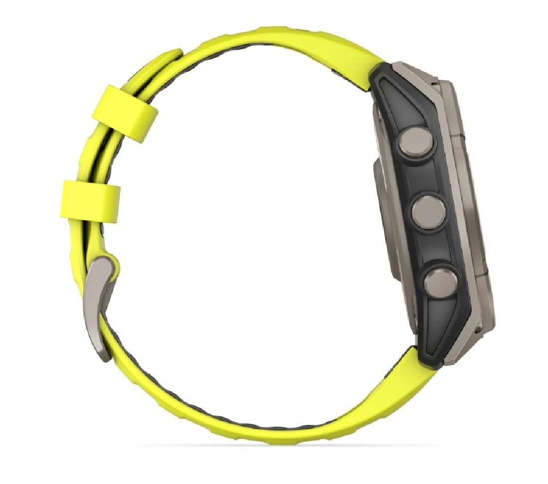 Orologio Garmin Fenix 8 Solar 47mm titanium giallo 010-02906-21