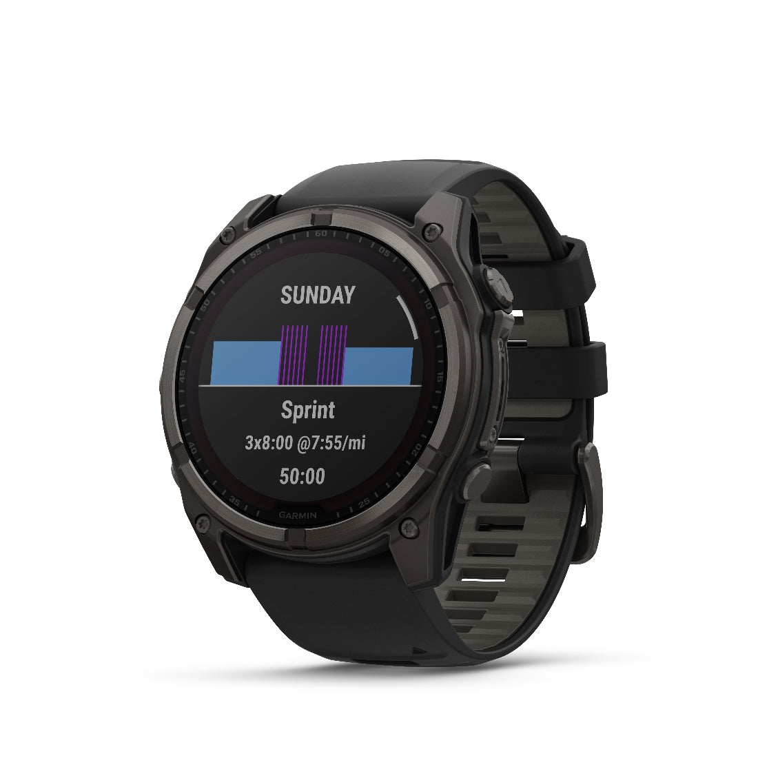 Orologio Garmin Fenix 8 Solar 51mm titanium carbon 010-02907-11