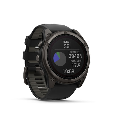 Orologio Garmin Fenix 8 Solar 51mm titanium carbon 010-02907-11