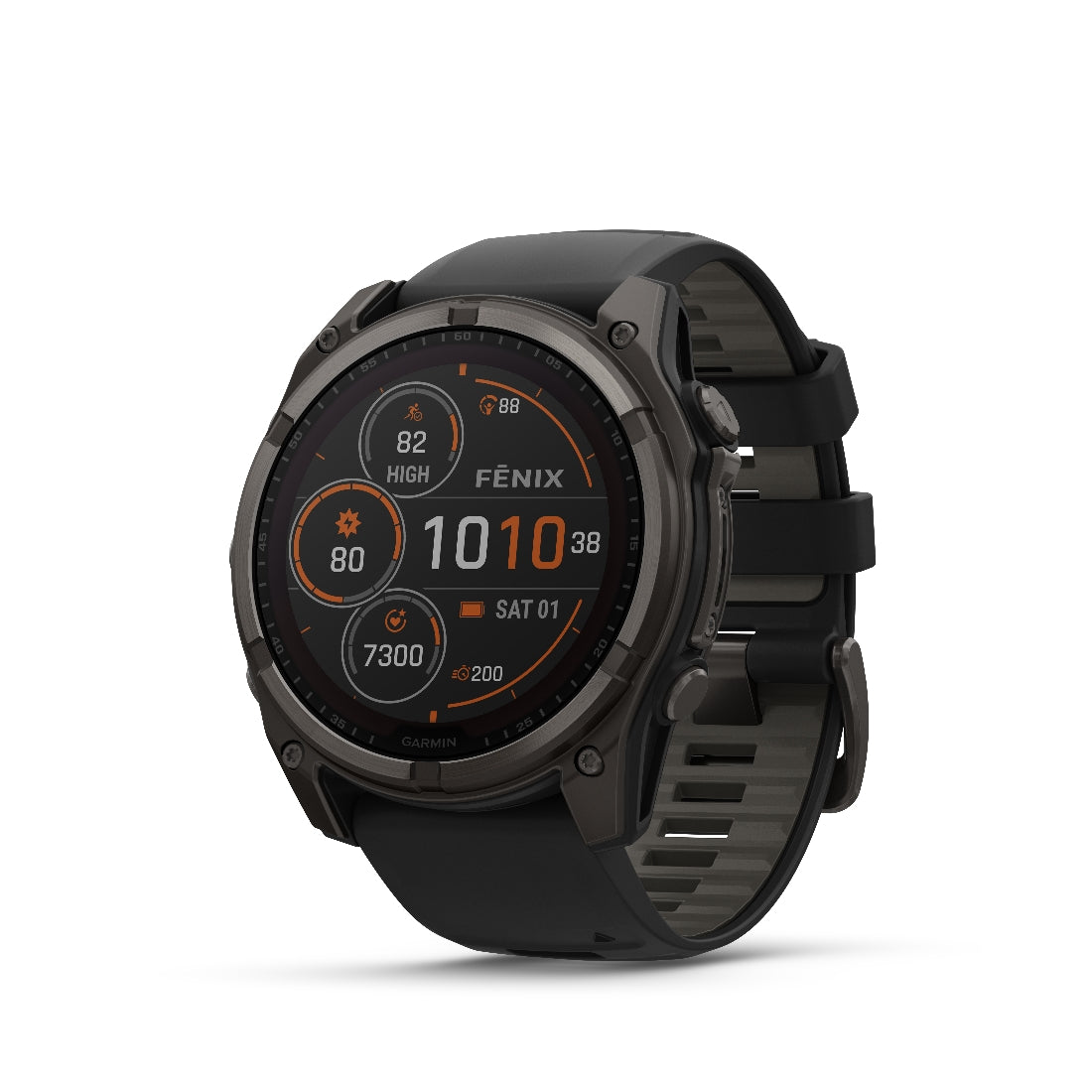 Orologio Garmin Fenix 8 Solar 51mm titanium carbon 010-02907-11