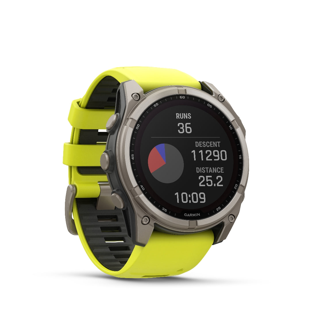 Orologio Garmin Fenix 8 Solar 51mm titanium giallo 010-02907-21