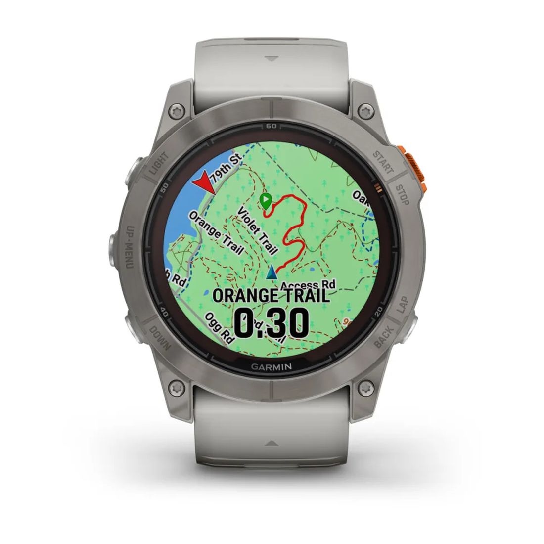 Orologio Garmin Fenix 7X Pro Fog Gray Orange 010-02778-15