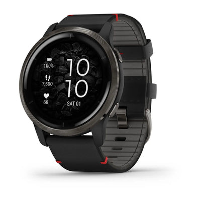 Orologio Garmin Venu 2 Slate pelle Black 010-02430-21