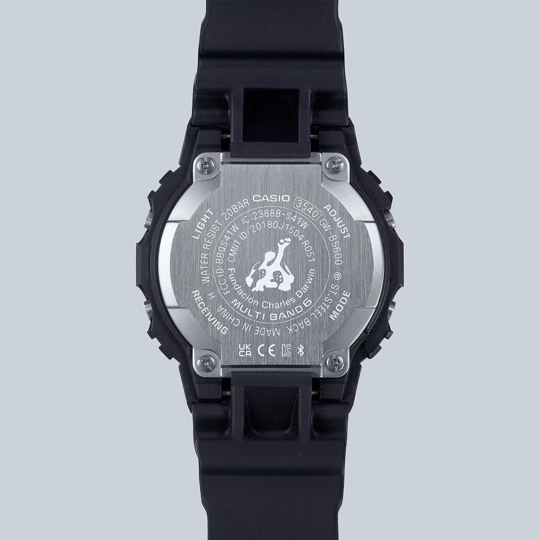 Orologio G-Shock nero GW-B5600CD-1A2ER Charles Darwin Foundation