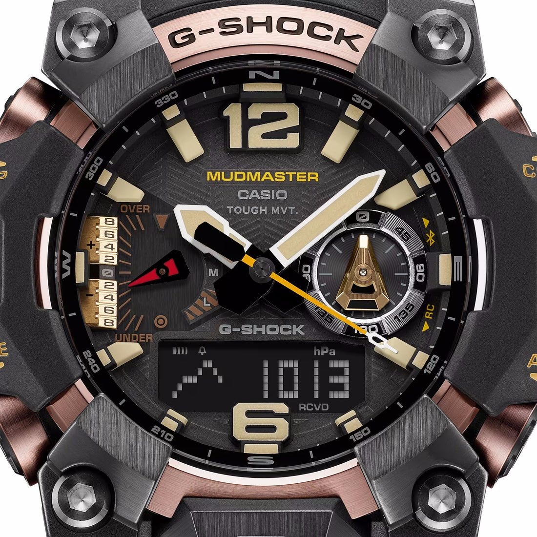 Orologio G-Shock Mudmaster GWG-B1000-1A4ER rosso con bluetooth