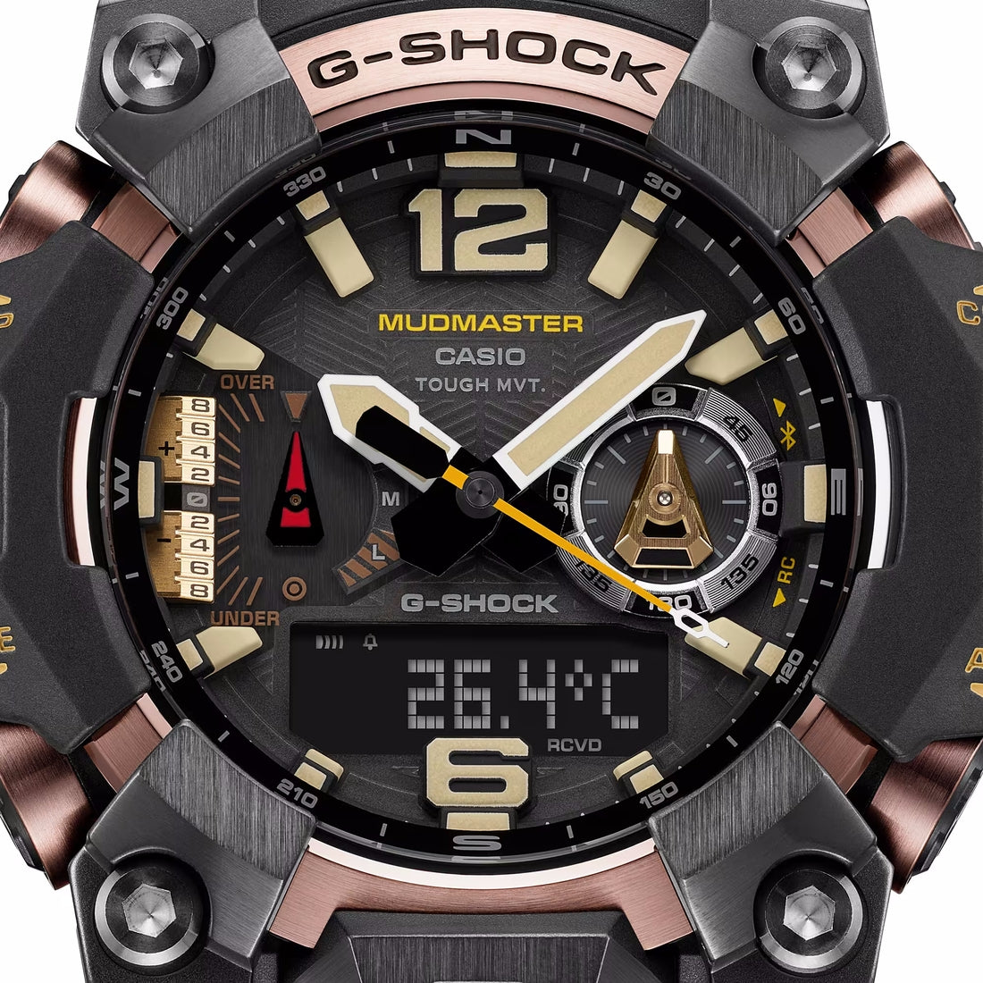 Orologio G-Shock Mudmaster GWG-B1000-1A4ER rosso con bluetooth