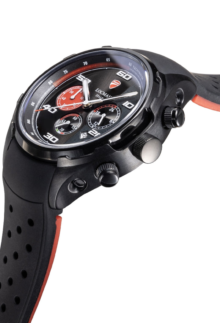 Orologio Locman Ducati cronografo acciaio IP nero | Paladini