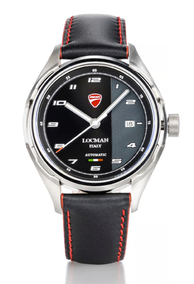 Orologio automatico Locman Ducati pelle D122A01S-00BKWHPKR