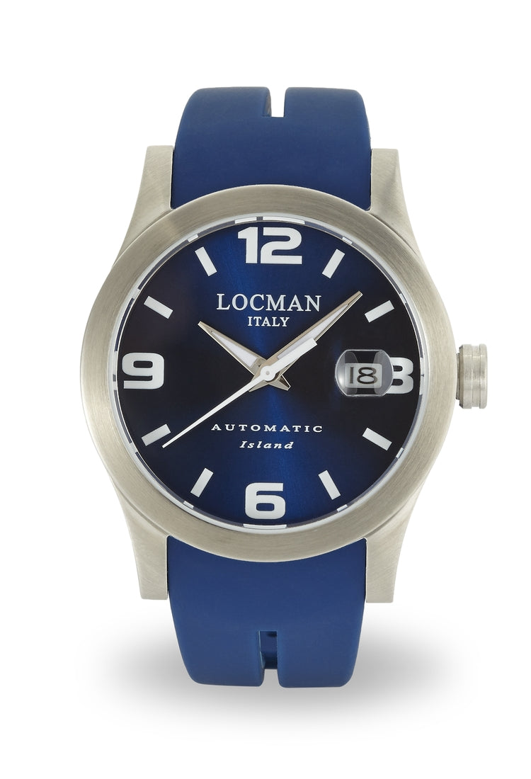 Orologio Locman Island automatico blu silicone 0615V04-00BLWSIB